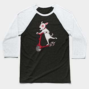 Funny Bullseye Dog Team Member Baseball T-Shirt